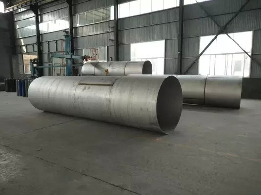 SS Welded 630mm Stainless Steel Pipes 302 304 JIS 32205 Brush Polish